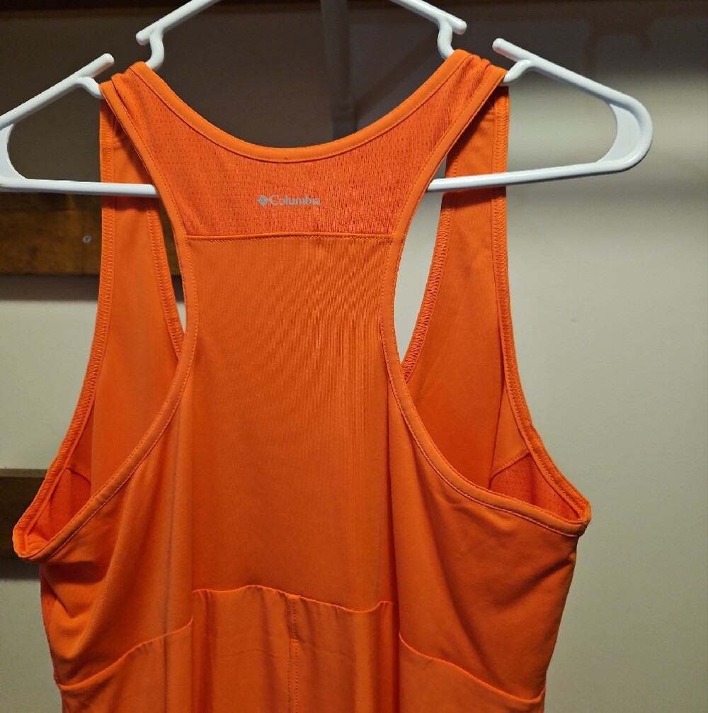 Columbia Orange Racerback Midi Dress - Picture 4 of 5